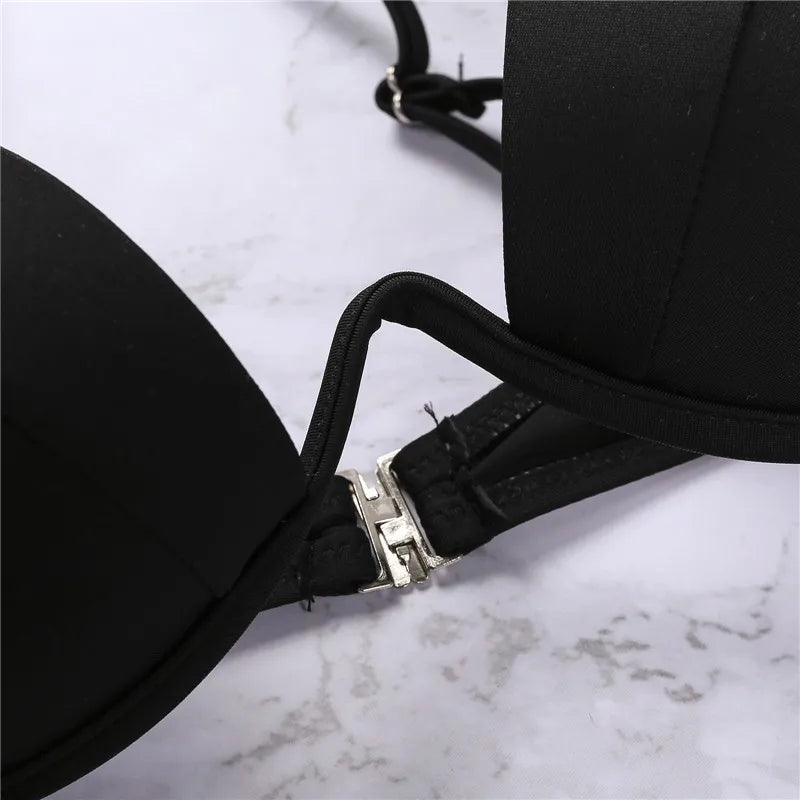 Bikini push-up z solidnymi fiszbinami