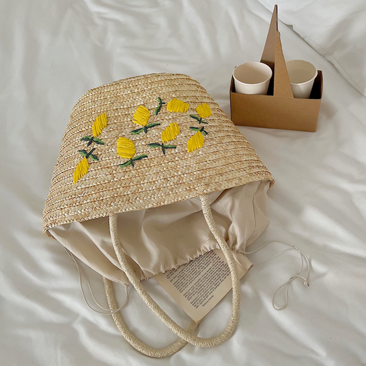 Torba plażowa w cytrynki