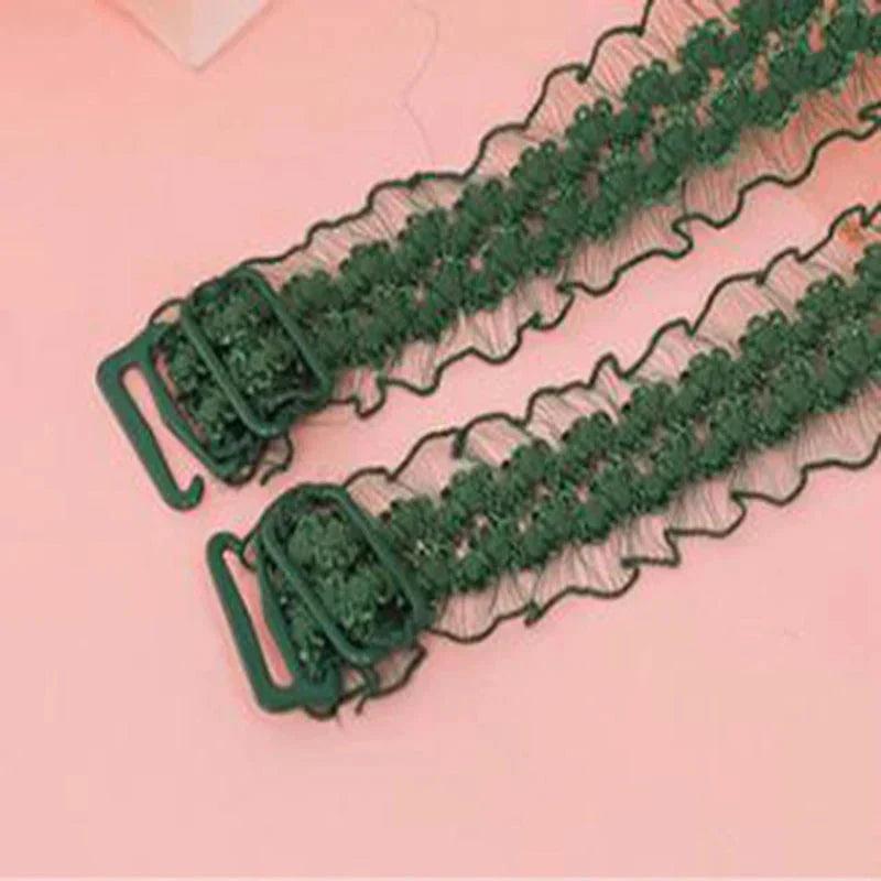 Ozdobne kolorowe ramiączka do biustonosza