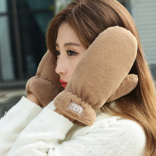 Puszyste rękawiczki