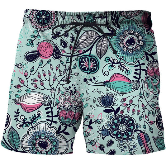 Męskie szorty kąpielowe z różnymi wzorami